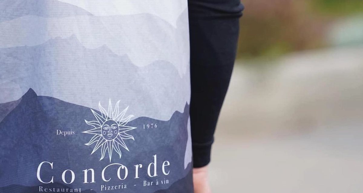 Concorde · Event branding on technical kit
